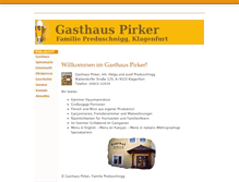 Tablet Screenshot of gasthauspirker.info